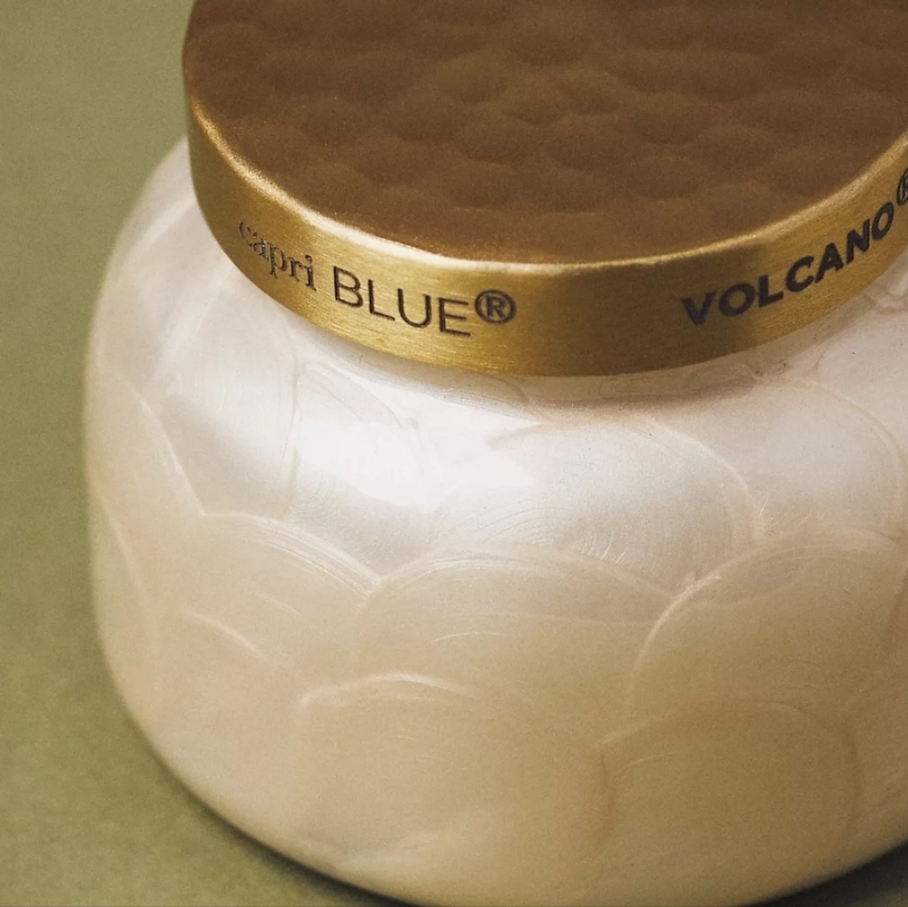 NWT Capri Blue Volcano Capiz Jar Candle​ - Picture 2 of 3